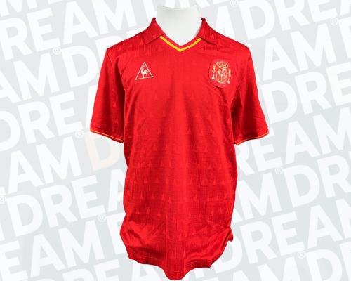RAFAEL MARTIN VASQUEZ #6 | 1990 WORLD CUP SPAIN | GAME WORN