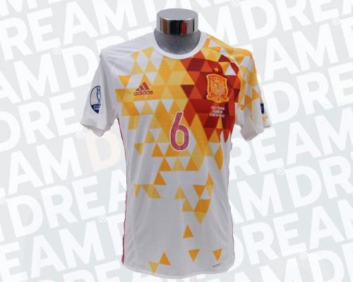 5   -  ANDRES INIESTA #6 | 2016 EURO SPAIN | GAME ISSUED vs CROATIA