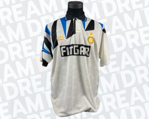 1   -  RICCARDO FERRI #5  | 1991/92 INTER | GAME WORN vs GENOA