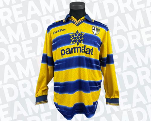 4   -  FAUSTINO ASPRILLA #11 | 1998/99  PARMA | GAME WORN vs INTER