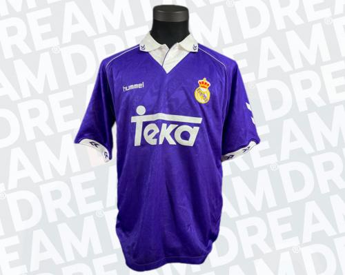 21   -  HUGO RUBIO'S COLLECTION | IVAN ZAMORANO #9 | 1993/94 REAL MADRID  | MATCH WORN