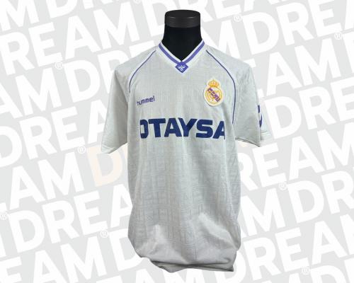 6   -  LEONEL HERRERA´S COLLECTION | MICHEL #8 | 1991 REAL MADRID | GAME WORN vs COLO-COLO