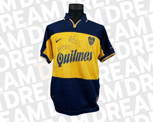 17   -  DIEGO CAGNA #8 | 1998 BOCA JUNIORS | GAME WORN vs VELEZ 