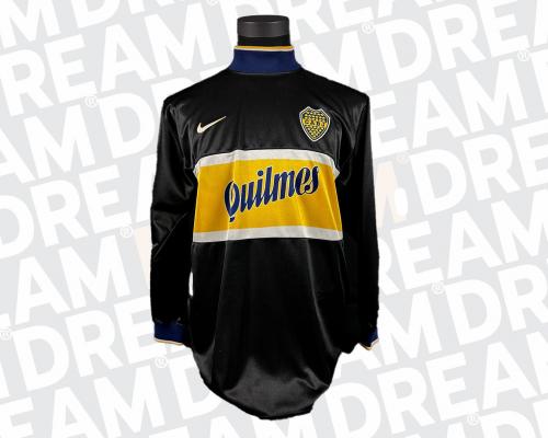 20   -  OSCAR CORDOBA #1 | 1997 BOCA JUNIORS | MATCH WORN | SIGNED DEBUT SEASON | PHOTO PROOF