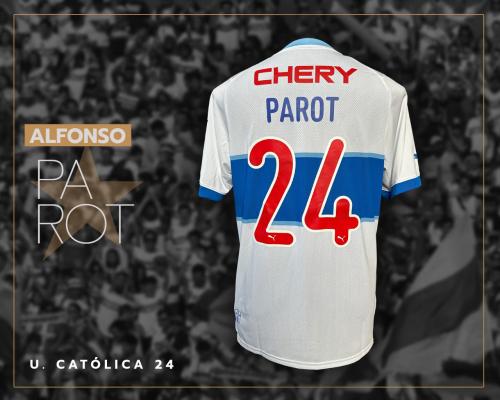 4   -  ALFONSO PAROT #24 | 2024 U. CATOLICA | CAMISETA MATCH WORN  + AUTOGRAPH EXPERIENCE