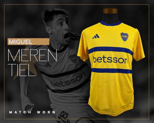 12   -  MIGUEL MERENTIEL #16 | 2023 BOCA JUNIORS | UNWASHED