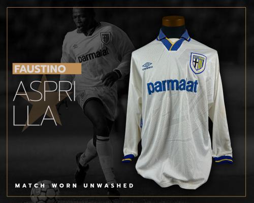 23   -  FAUSTINO ASPRILLA #11 | 1994/95 PARMA | MATCH WORN | UNWASHED