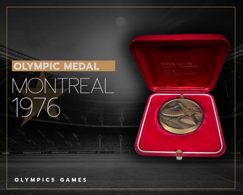 3   -  OFFICIAL BRONZE OLYMPIC MEDAL | JJOO MONTREAL 1976 | IN CASE