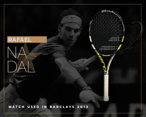 7   -  RAFAEL NADAL | 2013 BARCLAYS FINALS | MATCH USED RACQUET