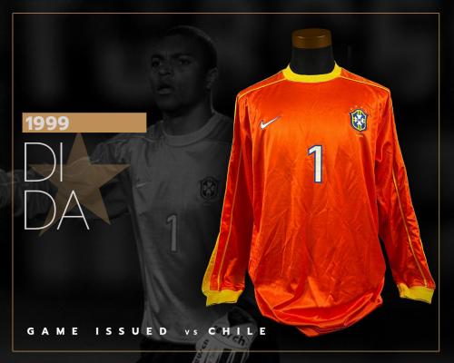 12   -  DIDA #1 | 1999 BRAZIL | GAME ISSUED VS CHILE | SWAPPED