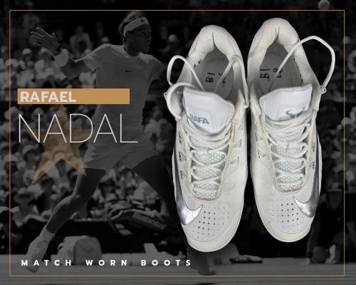 2   -  RAFAEL NADAL | 2015 WIMBLEDON | MATCH WORN BOOTS 