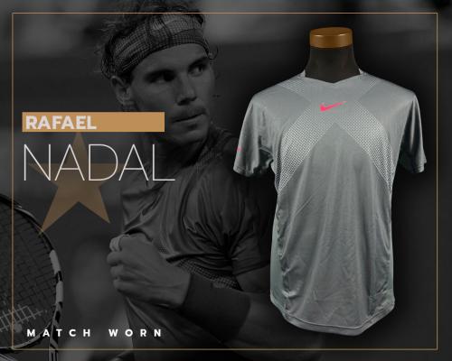 5   -  RAFAEL NADAL | 2013 ATP US OPEN | CHAMPION MATCH WORN JERSEY