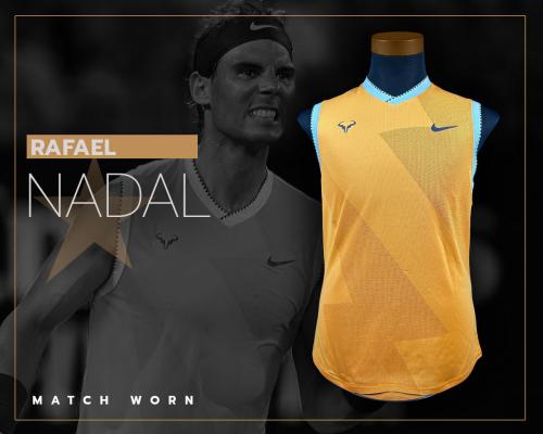 6   -  RAFAEL NADAL | 2019 AUSTRALIAN OPEN | MATCH WORN JERSEY | SLEEVELESS