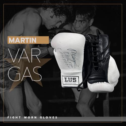 23   -  MARTIN VARGAS | 2024 EXHIBITION BOUT | SIGNED RING WORN GLOVES