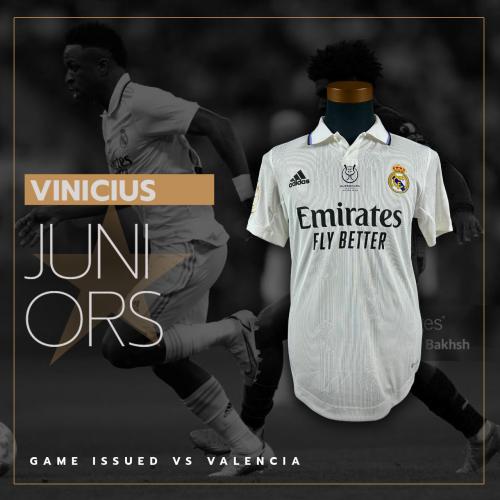 1   -  VINICIUS JR #20 | 2023 REAL MADRID SUPERCUP | GAME ISSUED VS VALENCIA