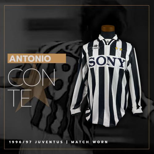 2   -  ANTONIO CONTE #8 | 1996/97 JUVENTUS | MATCH WORN 