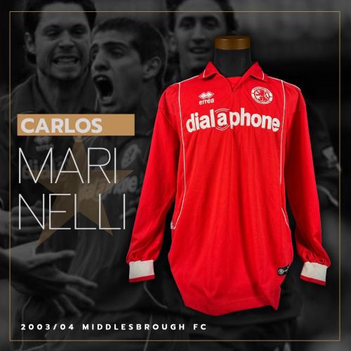 22   -  CARLOS MARINELLI #23 | 2003/04 MIDDLESBROUGH FC | MATCH WORN