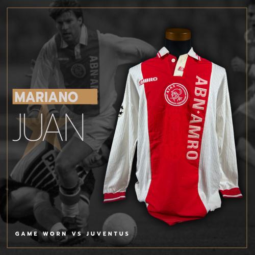 6   -  MARIANO JUAN #23 | 1997/98 AJAX | MATCH WORN 