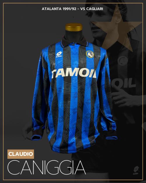 11   -  CLAUDIO CANIGGIA #11 | 1991/92 ATALANTA | GAME WORN vs CAGLIARI | PLAYER COLLECTION
