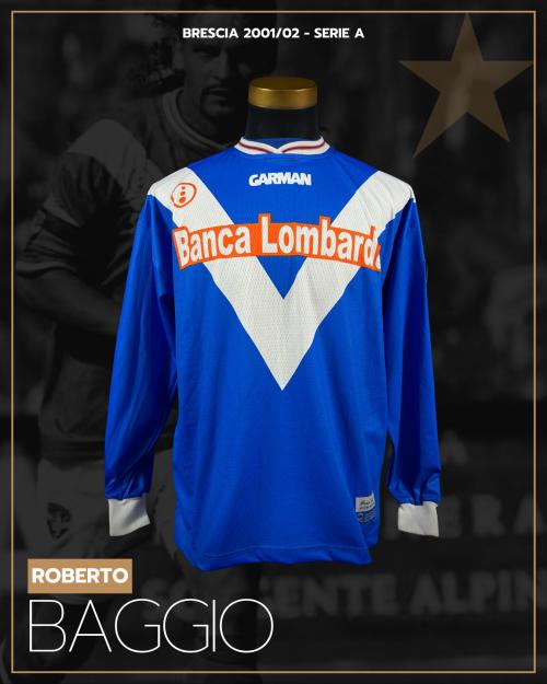 レア　BRESCIA トレーニングジャケット　BAGGIO 10 ROBERTO BAGGIO #10 | 2001/02 BRESCIA | MATCH WORN | PLAYER C