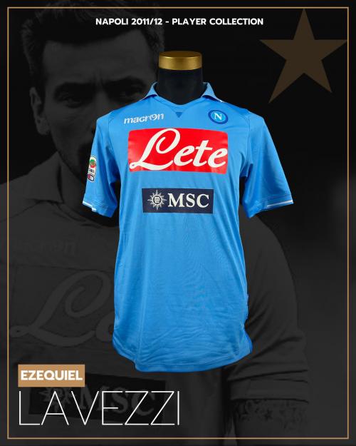 10   -  EZEQUIEL LAVEZZI #22 | 2011/12 NAPOLI | GAME WORN vs PARMA | SWAPPED | PLAYER COLLECTION