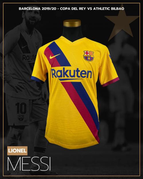 101   -  LIONEL MESSI #10 | 2019/20 BARCELONA COPA DEL REY  | GAME ISSUED vs ATHLETIC BILBAO