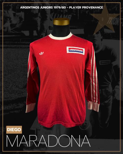 110   -  DIEGO MARADONA #10 | 1979/80 ARGENTINOS JUNIORS | AMAZING PROVENANCE | MUSEUM PIECE