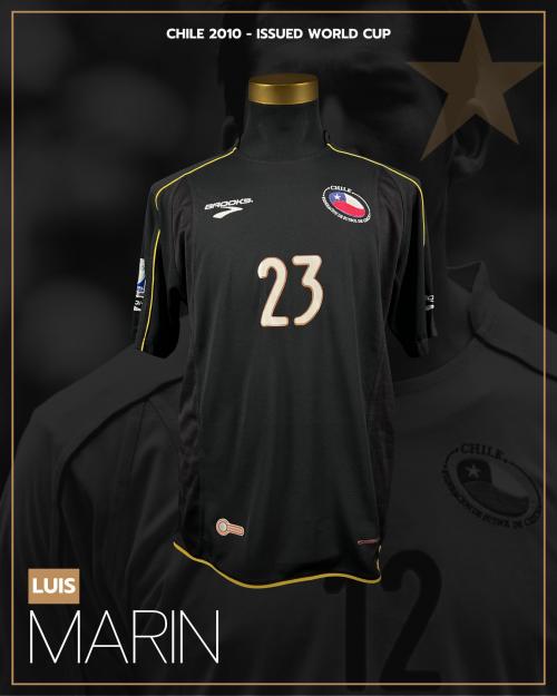 120   -  LUIS MARIN #23 | 2010 CHILE WORLD CUP | GAME ISSUED vs BRASIL