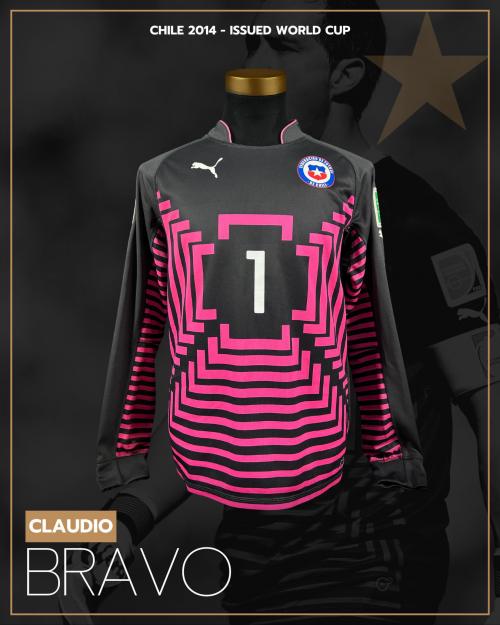 122   -  CLAUDIO BRAVO #1 | 2014 CHILE WORLD CUP | MATCH ISSUED