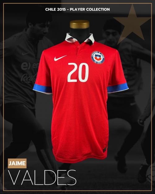124   -  JAIME VALDÉS #20 | 2015 CHILE WCQ | MATCH ISSUED vs BRASIL | PLAYER COLLECTION