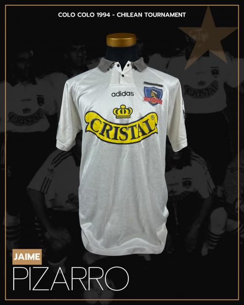 128   -  JAIME PIZARRO # 6 | 1994 COLO COLO | MATCH WORN