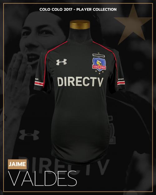 136   -  JAIME VALDÉS #20 | 2017 COLO COLO | MATCH WORN | PLAYER COLLECTION 