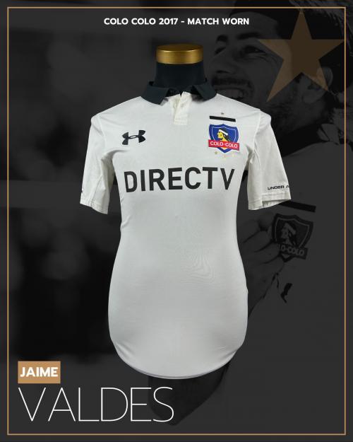 138   -  JAIME VALDES #20 | 2017 COLO COLO | MATCH WORN