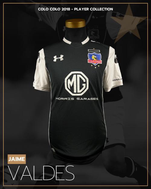 142   -  JAIME VALDÉS #20 | 2018 COLO COLO | MATCH WORN | PLAYER COLLECTION 