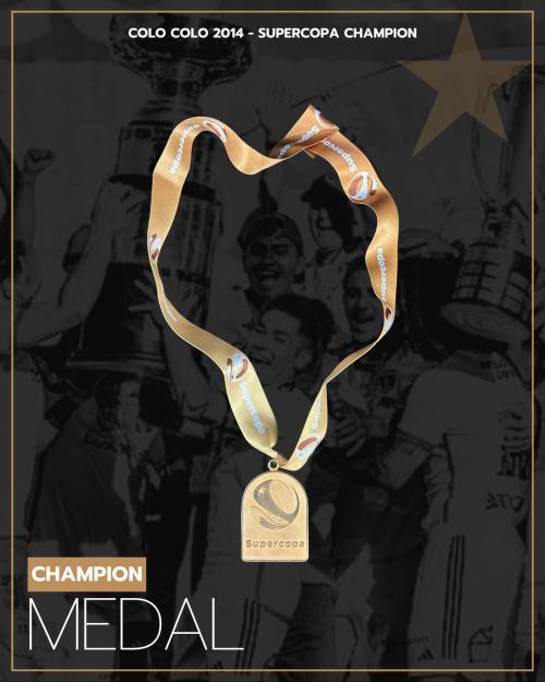 148   -  CHAMPION PLAYER MEDAL | 2024 COLO COLO SUPERCUP | vs HUACHIPATO |  DIRECTOR PROVENANCE