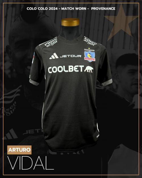 149   -  ARTURO VIDAL #23 | 2024 COLO COLO | MATCH WORN | GREAT PROVENANCE