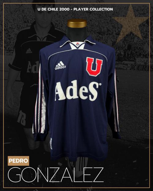 153   -  PEDRO GONZALEZ #18 | 1999/00 U DE CHILE | MATCH WORN | GIFTED|  PLAYER COLLECTION