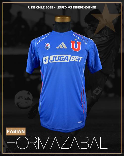 158   -  FABIAN HORMAZABAL #17 | 2025 U DE CHILE | ISSUED VS INDEPENDIENTE