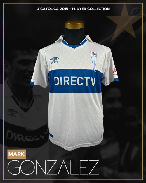 162   -  MARK GONZALEZ #19 | 2015 U. CATOLICA | MATCH WORN | PLAYER COLLECTION 