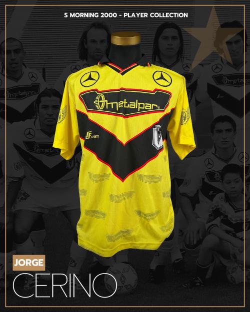168   -  JORGE CERINO #28 | 2000 S.MORNING | GAME WORN vs COLO-COLO | SWAPPED | PLAYER COLLECTION