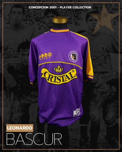 169   -  LEONARDO BASCUR #3 | 2001 D.CONCEPCION | GAME WORN vs COLO-COLO | SWAPPED | PLAYER COLLECTION