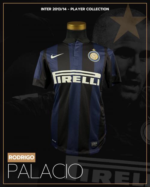 17   -  RODRIGO PALACIO #8 | 2013/14 INTER | GAME WORN vs PARMA | SWAPPED | PLAYER COLLECTION