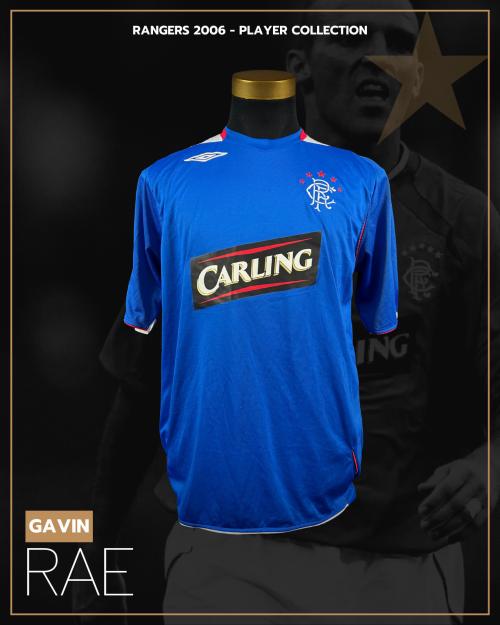19   -  GAVIN RAE #11 | 2006 GLASGOW EUROPA LEAGUE | GAME WORN vs MACCABI HAIFA | SWAPPED | PLAYER COLLECTION