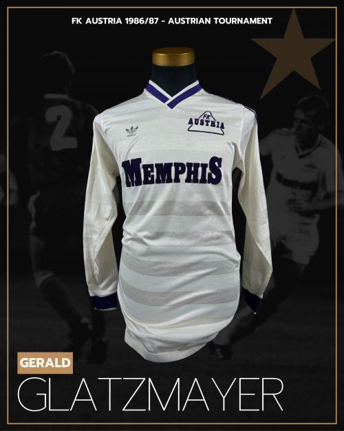 26   -  GERALD GLATZMAYER #10 | 1985/86 FK AUSTRIA | MATCH WORN