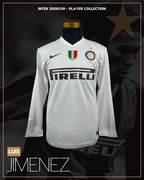 28   -  LUIS JIMENEZ #11 | 2008/09 INTER | GAME ISSUED vs ATALANTA | SWAPPED | PLAYER COLLECTION