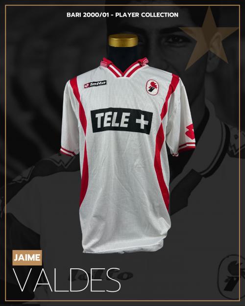 30   -  JAIME VALDÉS #20 | 2000/01 BARI  | MATCH WORN| PLAYER COLLECTION