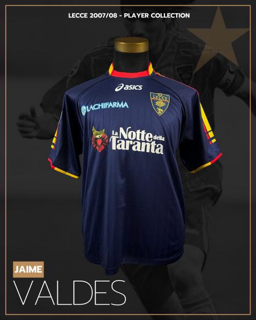 31   -  JAIME VALDÉS #20 | 2007/08 LECCE | GAME WORN vs AVELLINO | SWAPPED | PLAYER COLLECTION