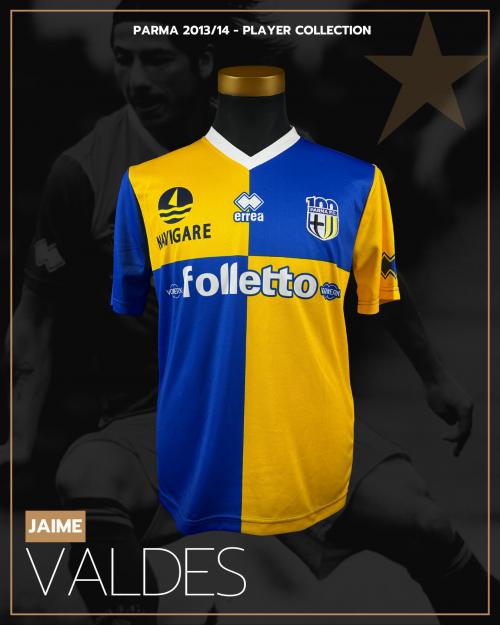 33   -  JAIME VALDÉS #10 | 2013/14 PARMA PRE-SEASON | MATCH WORN | PLAYER COLLECTION