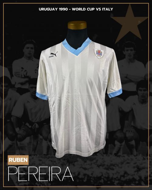 39   -  RUBEN PEREIRA #20 | 1990 WORLD CUP URUGUAY | GAME WORN vs ITALY