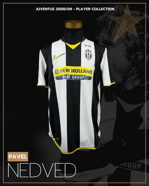 4   -  PAVEL NEDVED #11 | 2008/09 JUVENTUS | GAME WORN vs ATALANTA | SWAPPED | PLAYER COLLECTION